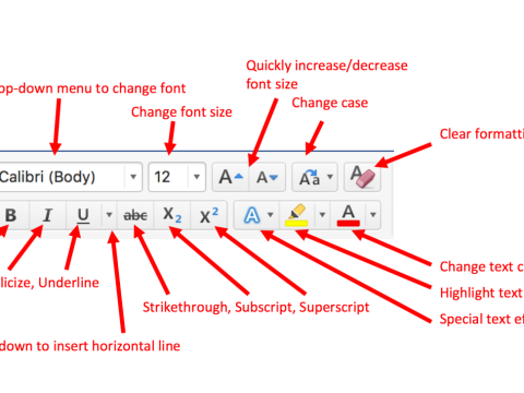 formatting