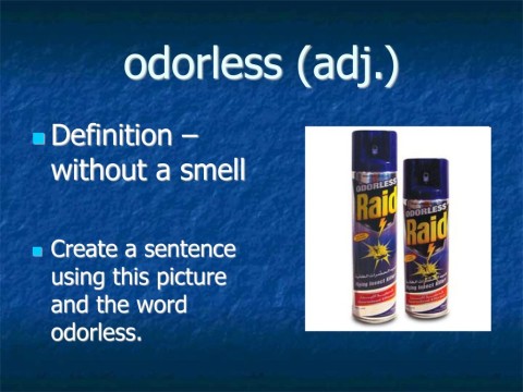 odorless