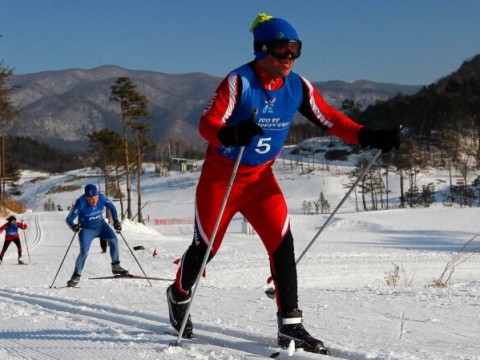 cross-country skiing